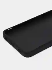 Тёмно-коричневый чехол силиконовый с принтом и защитой камеры для  Samsung Galaxy A02s (самсунг)