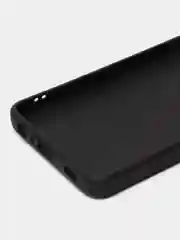 Коричневый чехол для Samsung A22 (самсунг), силиконовый, с принтом