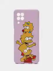 Манго чехол для Samsung A22 (самсунг), силиконовый, с принтом