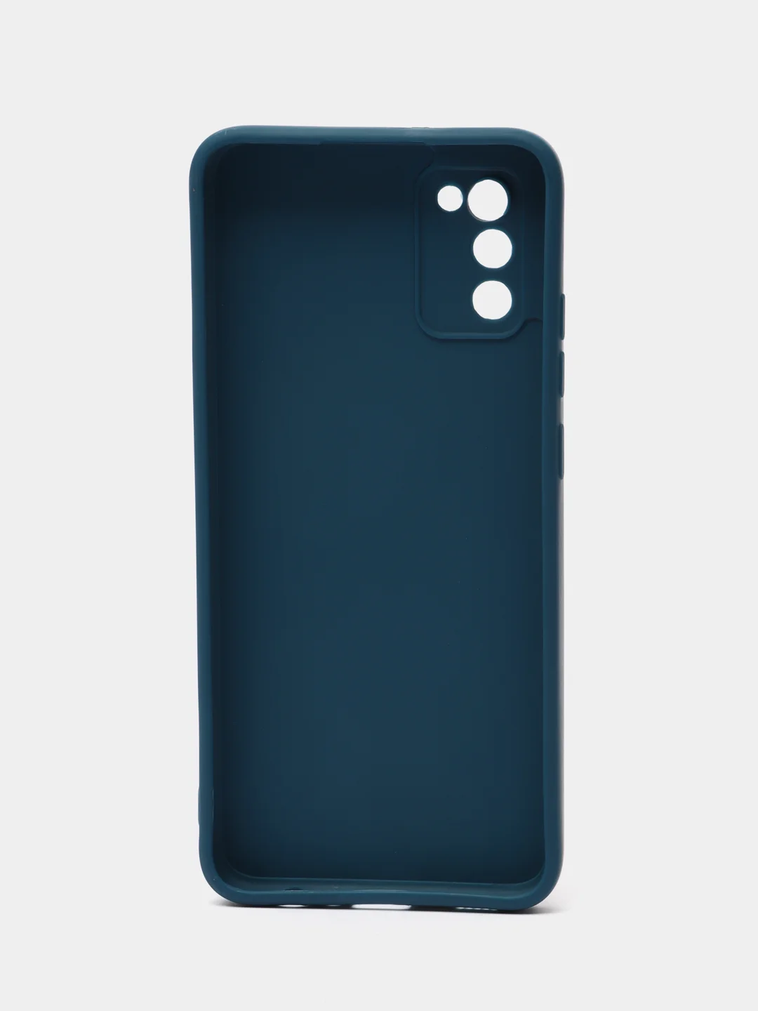 Угольный чехол силиконовый с принтом и защитой камеры для Samsung Galaxy A02s (самсунг)