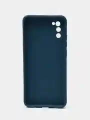 Угольный чехол силиконовый с принтом и защитой камеры для  Samsung Galaxy A02s (самсунг)