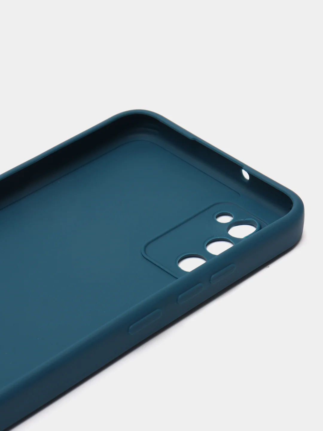 Угольный чехол силиконовый с принтом и защитой камеры для Samsung Galaxy A02s (самсунг)