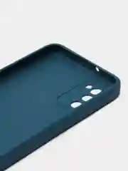 Угольный чехол силиконовый с принтом и защитой камеры для  Samsung Galaxy A02s (самсунг)
