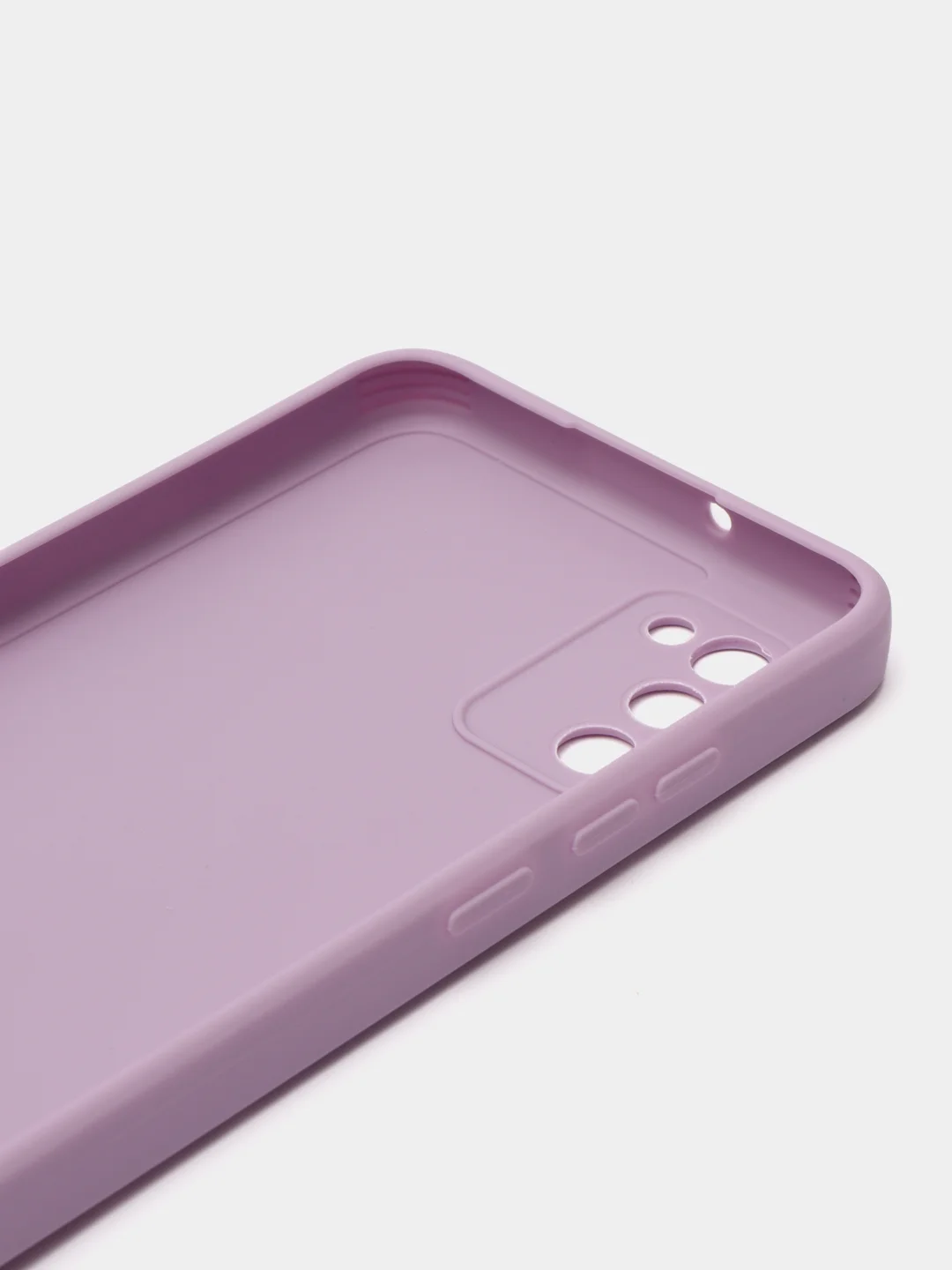 Бежевый чехол силиконовый с принтом и защитой камеры для Samsung Galaxy A02s (самсунг)