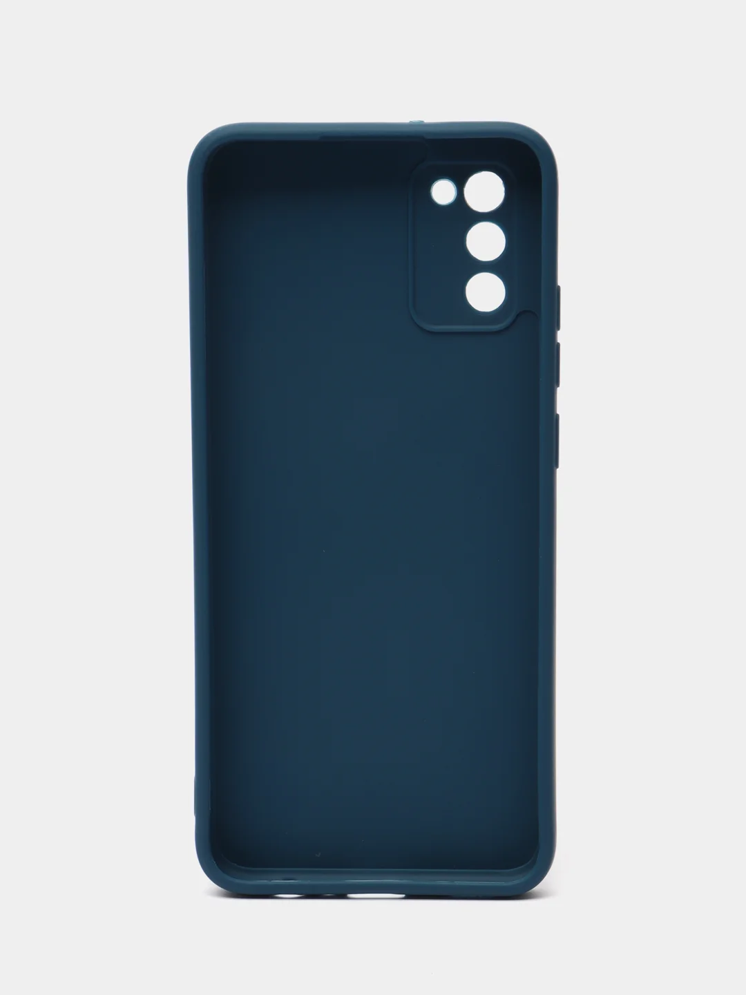 Хаки чехол силиконовый с принтом и защитой камеры для Samsung Galaxy A02s (самсунг)