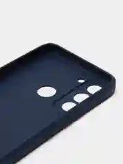 Синий чехол силиконовый с принтом для Tecno POP 5 LTE