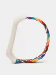 Белый ремешок матерчатый, для Xiaomi Mi Band 3, 4, 5, 6, 7