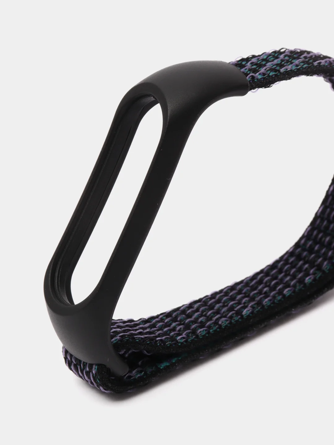 Тёмно-коричневый ремешок нейлоновый на липучке для Xiaomi Mi Band 3, Mi Band 4, Band 5, Band 6, Mi Band 7