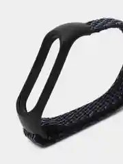 Тёмно-коричневый ремешок нейлоновый на липучке для Xiaomi Mi Band 3, Mi Band 4, Band 5, Band 6, Mi Band 7