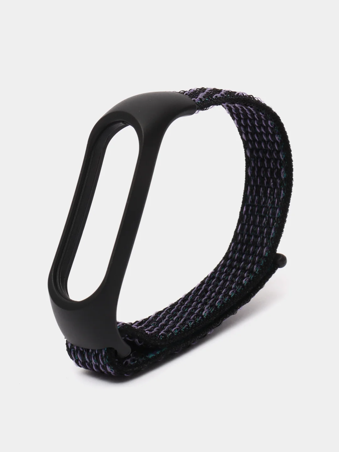 Тёмно-коричневый ремешок нейлоновый на липучке для Xiaomi Mi Band 3, Mi Band 4, Band 5, Band 6, Mi Band 7