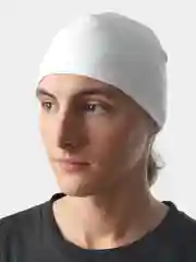 Белый шапка спортивная флисовая