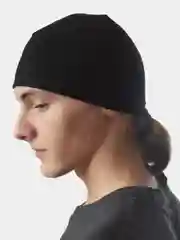 Черный шапка спортивная флисовая