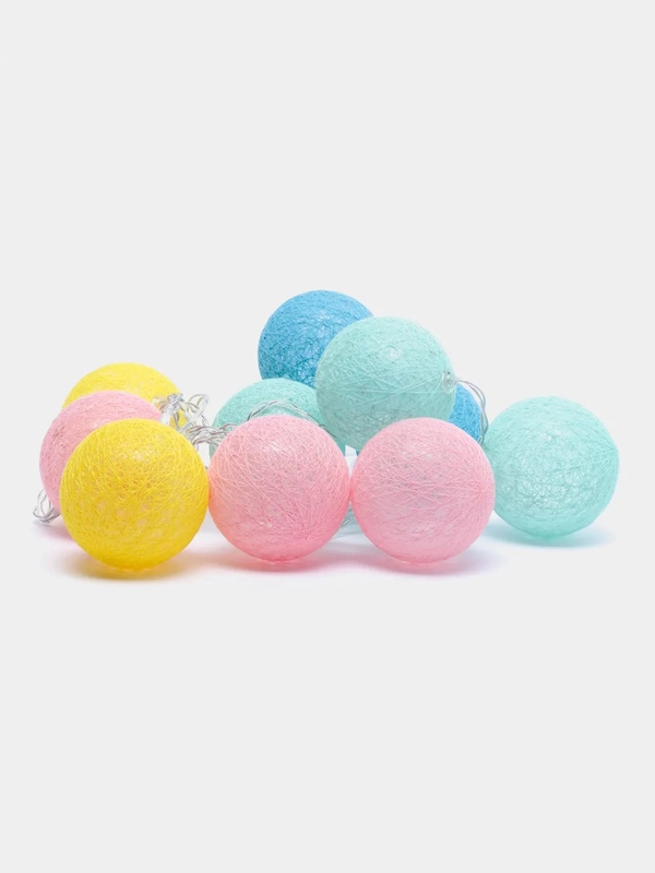 Гирлянда интерьерная шарики "Macarons"