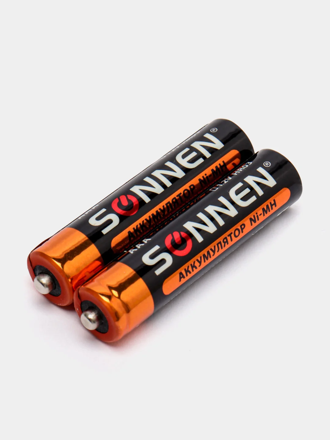 Батарейки аккумуляторные КОМПЛЕКТ 2шт, SONNEN, ААA (HR03), Ni-Mh, 650mAh,в блистере,454236