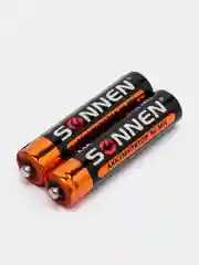 Батарейки аккумуляторные КОМПЛЕКТ 2шт, SONNEN, ААA (HR03), Ni-Mh, 650mAh,в блистере,454236
