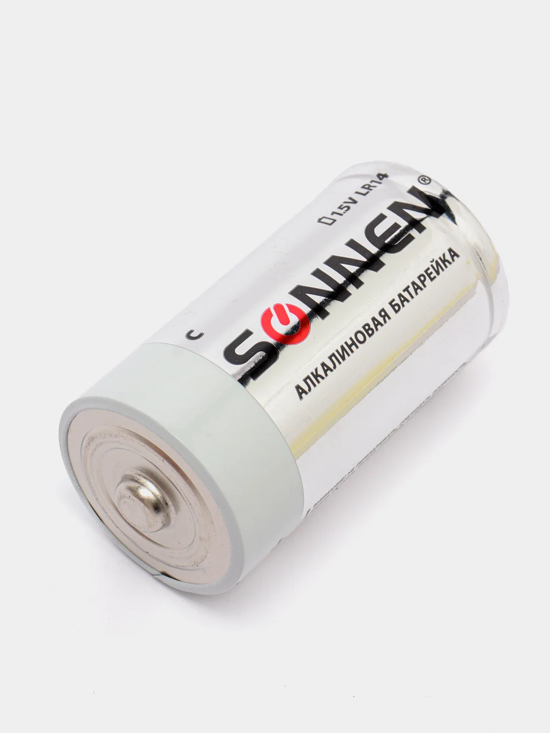 Батарейки КОМПЛЕКТ 2 шт, SONNEN Alkaline, С (LR14, 14А), алкалиновые, блистер, 451090