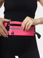 Розовый сумка на пояс для бега, прогулок
