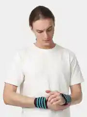 Голубой бинт кистевой для жима, тяги, напульсник, 1 шт