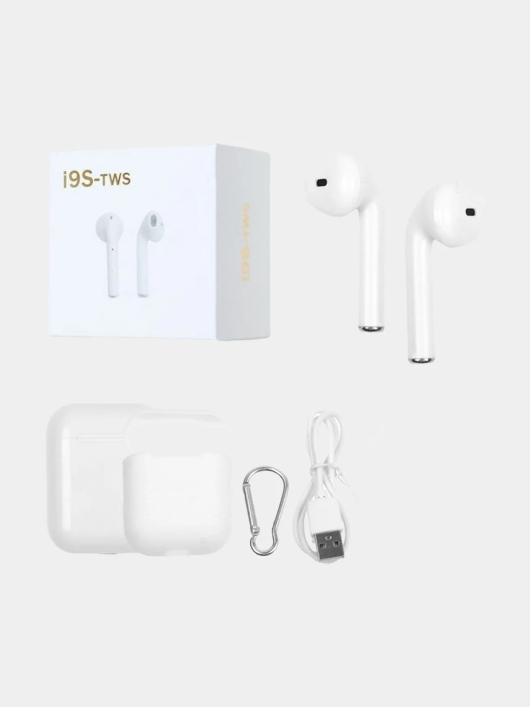 Белый беспроводные наушники i9S-TWS