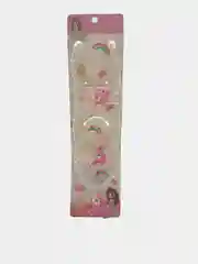 Алый комплект детской бижутерии, 3 предмета