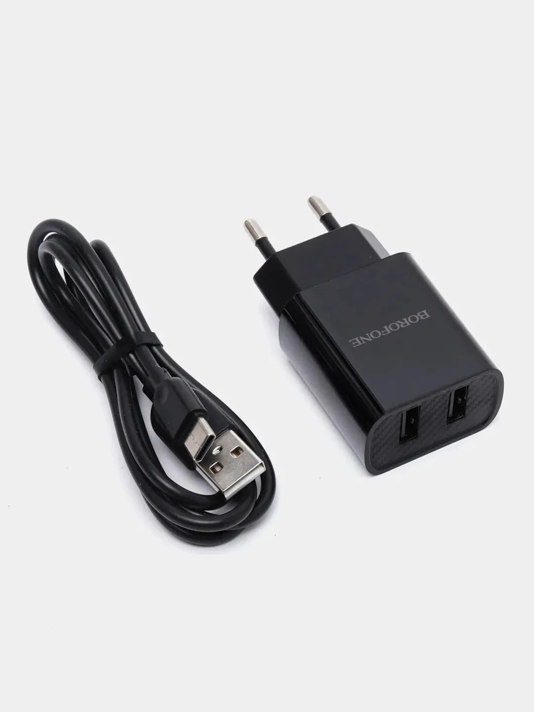 Зарядное устройство Borofone BA53A, 2 x USB, 1 m, Micro-USB / Type-C