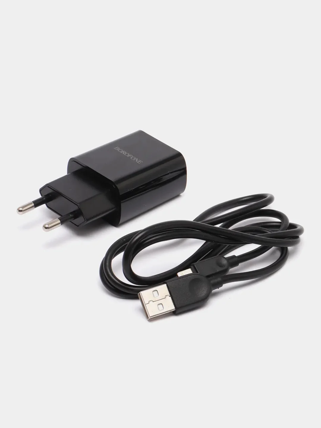 Зарядное устройство Borofone BA53A, 2 x USB, 1 m, Micro-USB / Type-C