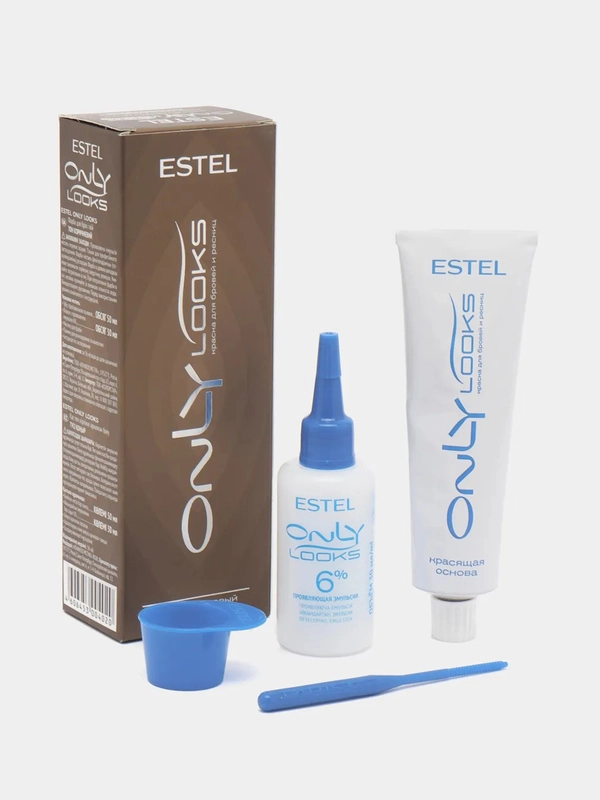ESTEL ONLY Looks Краска для бровей и ресниц тон №602 Коричневый 80 мл