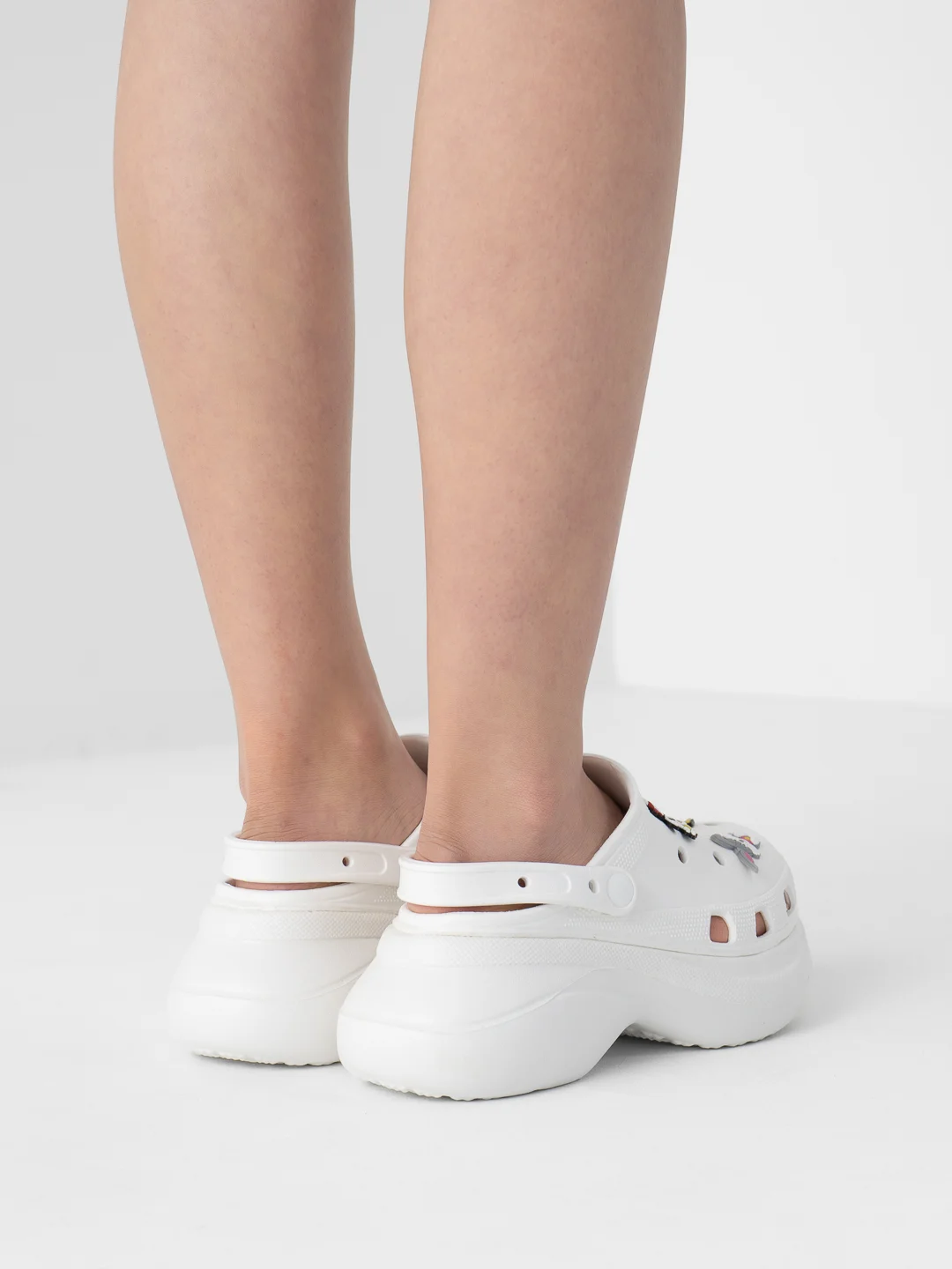 Белый сабо женские на платформе IZI, размеры 36-40