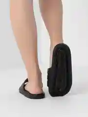 Черный сланцы мужские, сланцы женские IZI, размеры 36-45