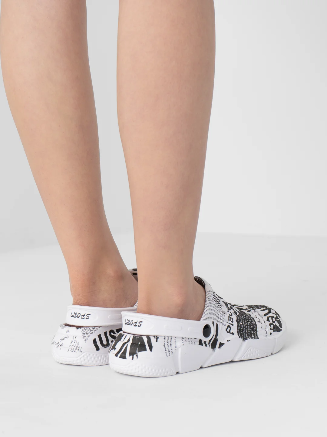 Прозрачный сабо мужские, сабо женские IZI, размеры 39-45