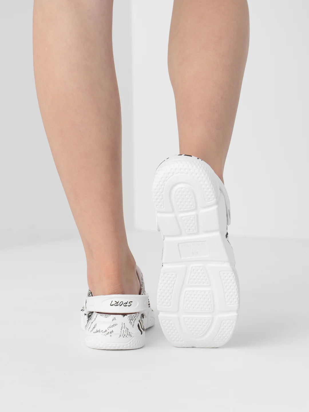 Прозрачный сабо мужские, сабо женские IZI, размеры 39-45
