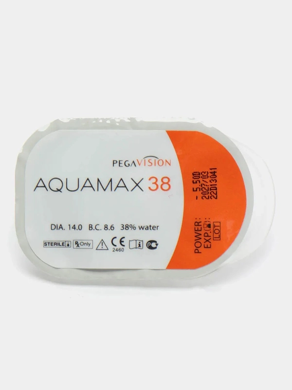 Контактные линзы Pegavision "Aquamax 38", квартальные