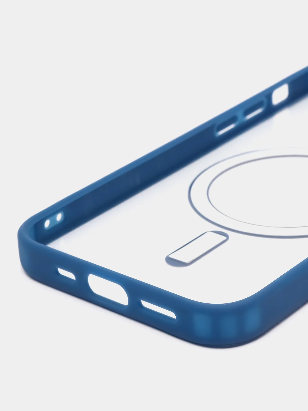 Синий чехол MagSafe для iPhone 11, 12, 13, 14, 15, Pro, Pro Max, Plus, mini, айфон, магсейф