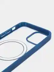 Синий чехол MagSafe для iPhone 11, 12, 13, 14, 15, Pro, Pro Max, Plus, mini, айфон, магсейф