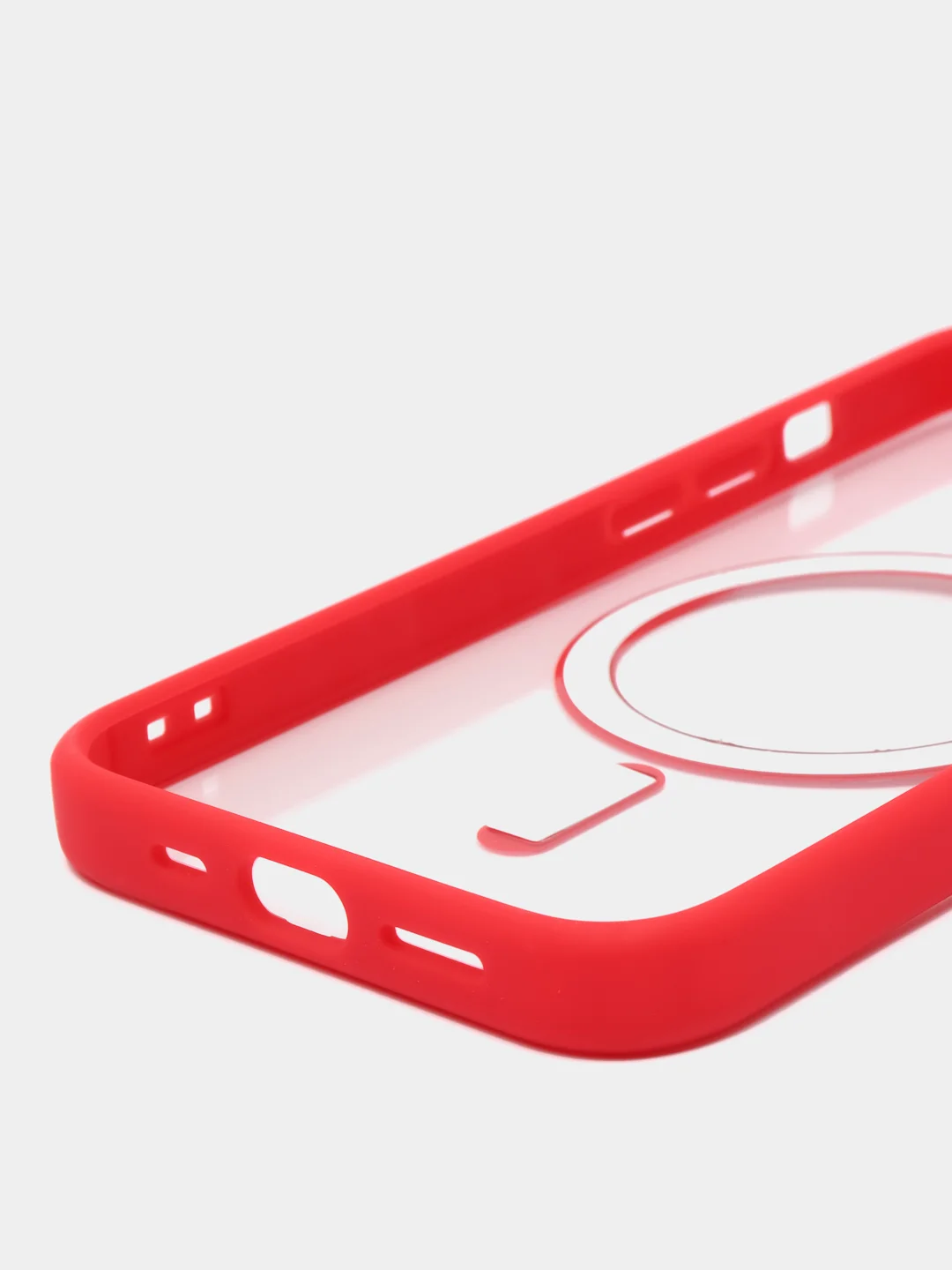 Красный чехол MagSafe для iPhone 11, 12, 13, 14, 15, Pro, Pro Max, Plus, mini, айфон, магсейф