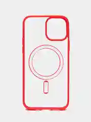 Красный чехол MagSafe для iPhone 11, 12, 13, 14, 15, Pro, Pro Max, Plus, mini, айфон, магсейф