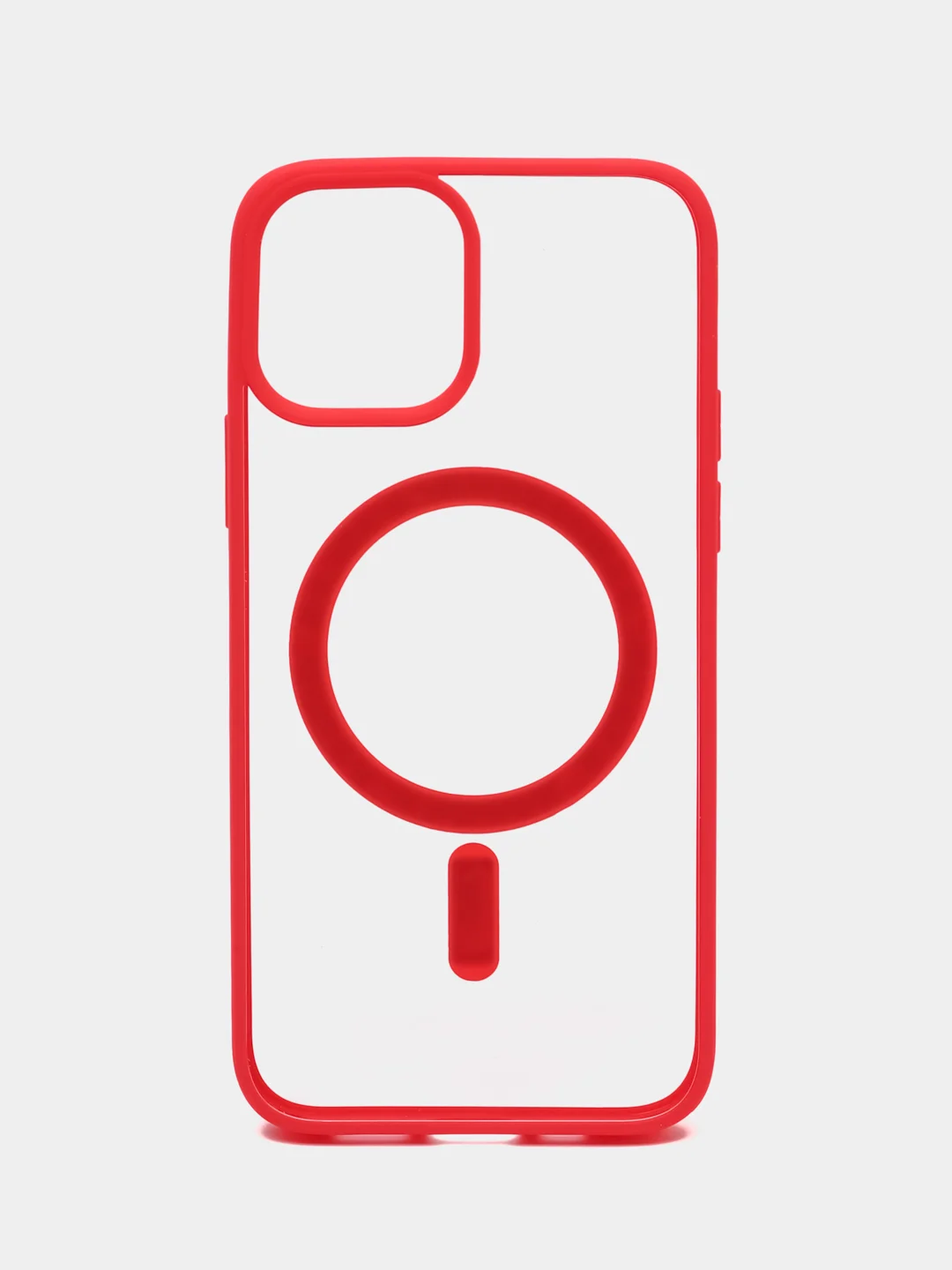 Красный чехол MagSafe для iPhone 11, 12, 13, 14, 15, Pro, Pro Max, Plus, mini, айфон, магсейф