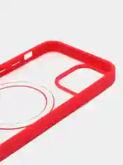 Красный чехол MagSafe для iPhone 11, 12, 13, 14, 15, Pro, Pro Max, Plus, mini, айфон, магсейф