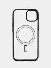 Черный чехол MagSafe для iPhone 11, 12, 13, 14, 15, Pro, Pro Max, Plus, mini, айфон, магсейф