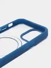 Синий чехол MagSafe для iPhone 11, 12, 13, 14, 15, Pro, Pro Max, Plus, mini, айфон, магсейф