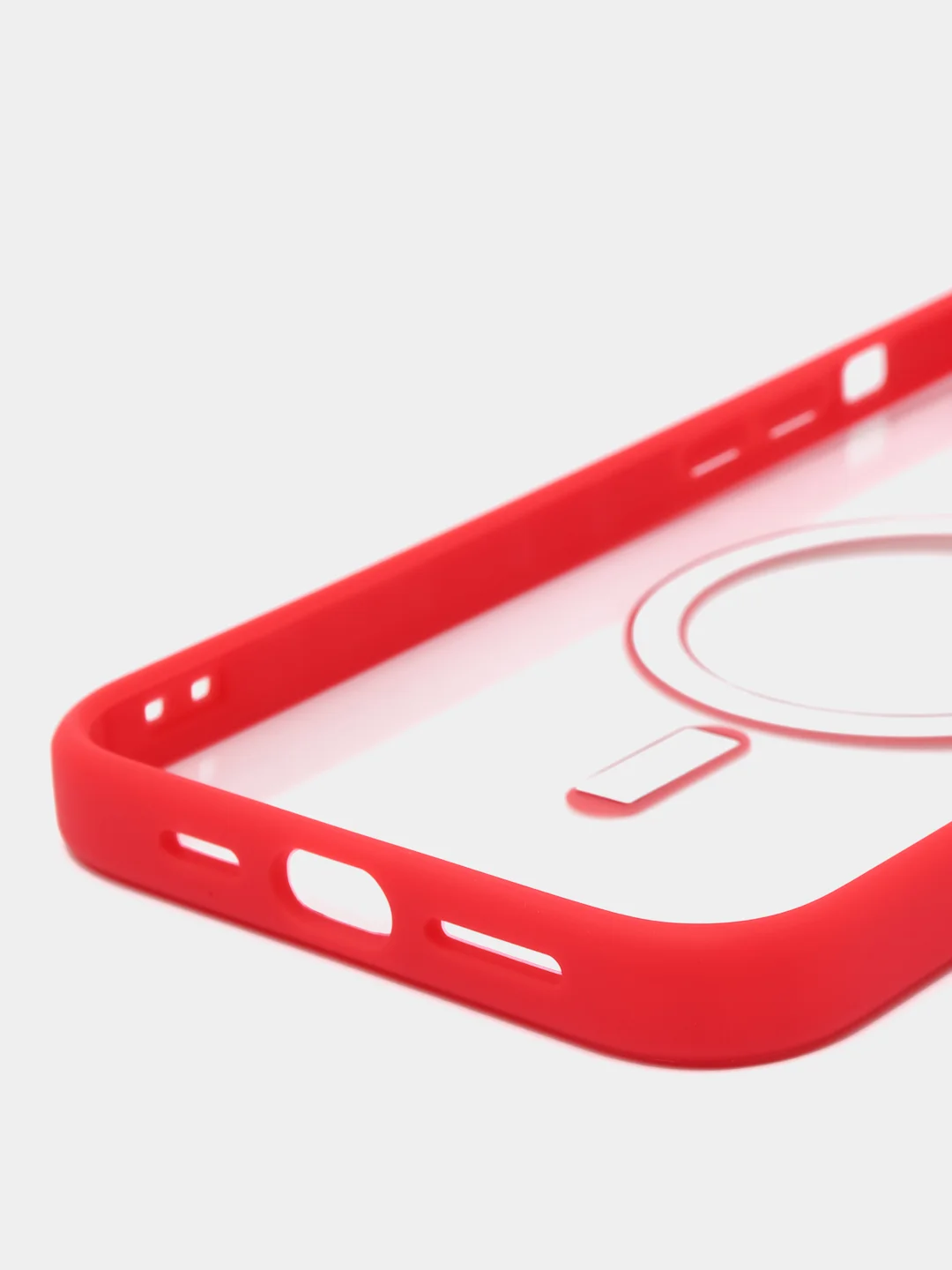 Красный чехол MagSafe для iPhone 11, 12, 13, 14, 15, Pro, Pro Max, Plus, mini, айфон, магсейф