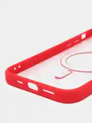 Красный чехол MagSafe для iPhone 11, 12, 13, 14, 15, Pro, Pro Max, Plus, mini, айфон, магсейф