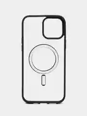 Черный чехол MagSafe для iPhone 11, 12, 13, 14, 15, Pro, Pro Max, Plus, mini, айфон, магсейф