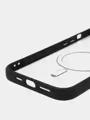 Черный чехол MagSafe для iPhone 11, 12, 13, 14, 15, Pro, Pro Max, Plus, mini, айфон, магсейф