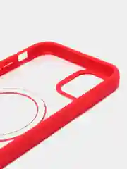 Красный чехол MagSafe для iPhone 11, 12, 13, 14, 15, Pro, Pro Max, Plus, mini, айфон, магсейф