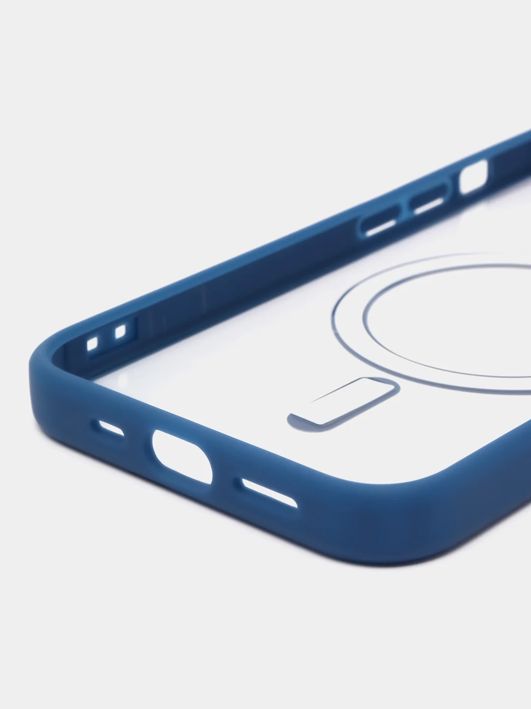 Синий чехол MagSafe для iPhone 11, 12, 13, 14, 15, Pro, Pro Max, Plus, mini, айфон, магсейф