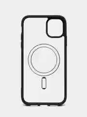 Черный чехол MagSafe для iPhone 11, 12, 13, 14, 15, Pro, Pro Max, Plus, mini, айфон, магсейф