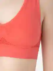 Коралловый спортивный топ (бра)