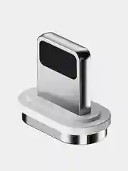 Индиго магнитный кабель с быстрой зарядкой 3А и разъемы micro-USB / Type-C / iPhone Lightning
