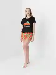 Красный пижама женская новогодняя, 6 цветов